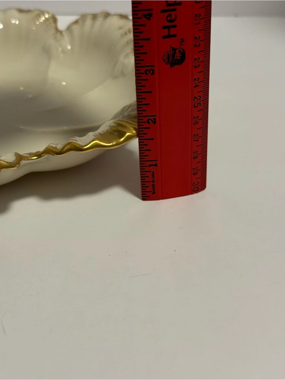 Vintage Lenox 24K Gold Trim 6-Well Oyster Plate 10